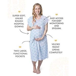 KINDRED BRAVELY Labor & Delivery Universal Hospital Gown